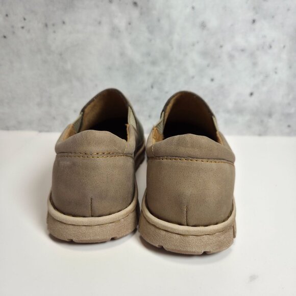 Born Sawyer Taupe Mens Slip-On Shoes Size 9 M Leather/Fabric Upper main image 7